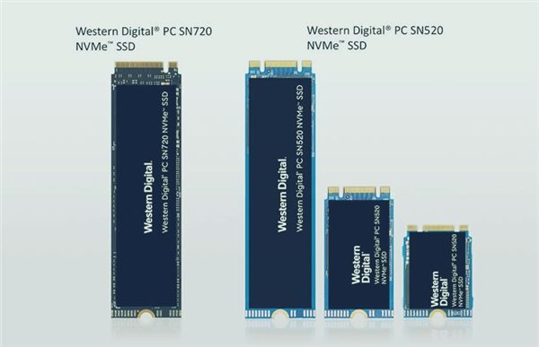 西數(shù)SN720/520 NVMe M.2固態(tài)盤(pán)發(fā)布