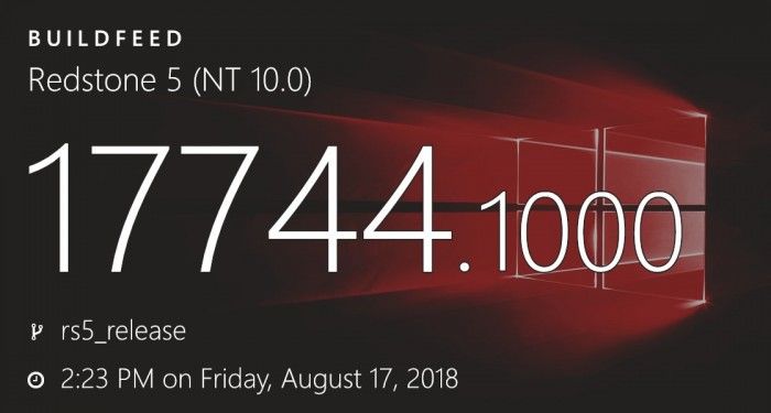 使用Timeline時(shí)應(yīng)用崩潰可修復(fù)，Windows 10 Build 17744發(fā)布