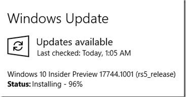 使用Timeline時(shí)應(yīng)用崩潰可修復(fù)，Windows 10 Build 17744發(fā)布
