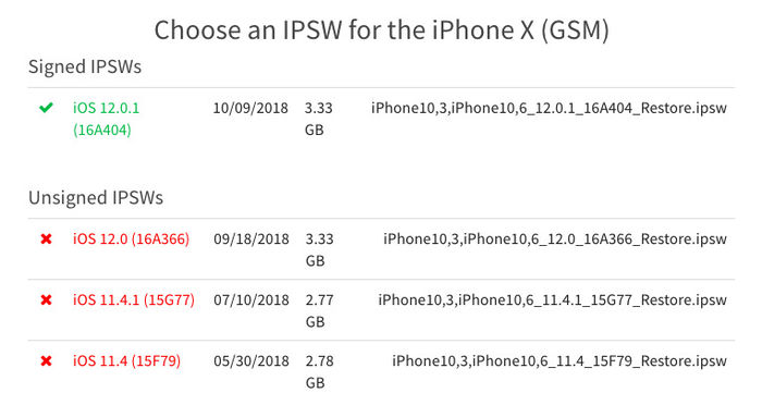 蘋果推送iOS12.1最新測試版，并關(guān)閉了舊系統(tǒng)驗(yàn)證通道