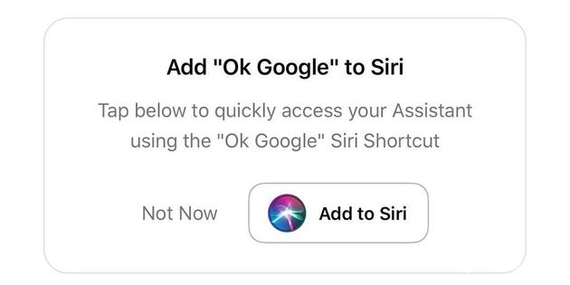 谷歌更新后能讓Siri來啟動(dòng)Google語音，蘋果尷尬