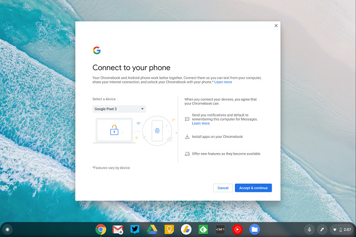 Chrome OS 71正式發(fā)布，帶來更好Android協(xié)作功能
