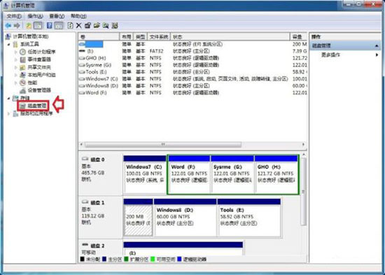 win7系統(tǒng)磁盤脫機(jī)問(wèn)題解決方法