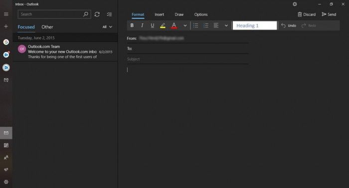 Windows 10郵件和日歷應(yīng)用增強版黑暗主題初體驗